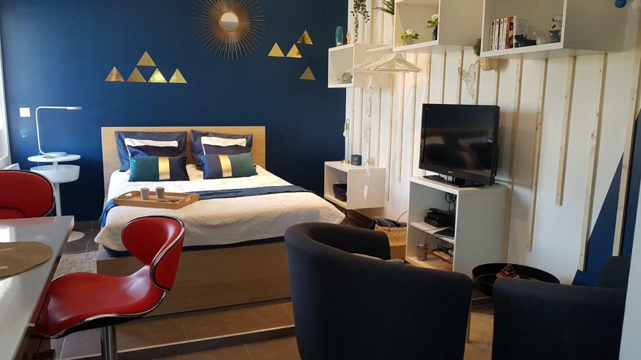 Studio Bleu - Parc Asterix - Mer De Sable - Villepinte - Aeroport Cdg Vemars Ngoại thất bức ảnh